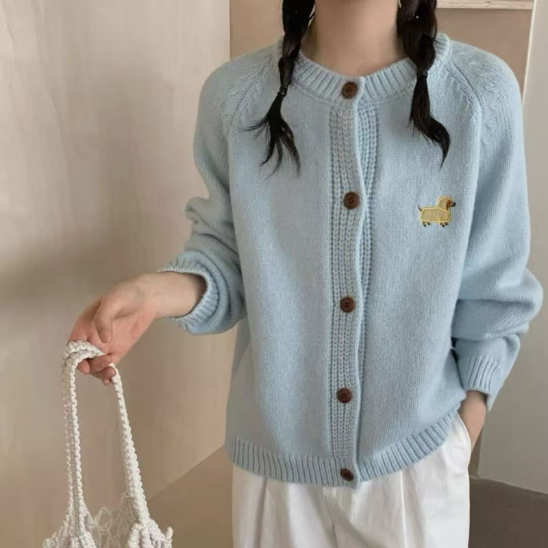 Kardigan pulover s anime vezom, Arctic fleece tkanina, akril 30-50%, duljina 50-65 cm