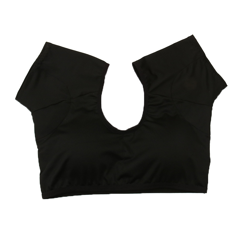 Kamisola s ugrađenim jastučićem za grudi i upijanjem znoja ispod pazuha, kratki rukav, okrugli izrez, Milk Silk tkanina, 95–100% poliester