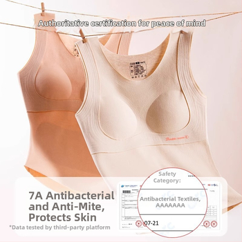 Dievčenská termo vesta s podprsenkou a výstelkami poprsia – udržiava teplo, polyesterová látka, 181–200 g/m², 70–80% polyester, vek 13–18