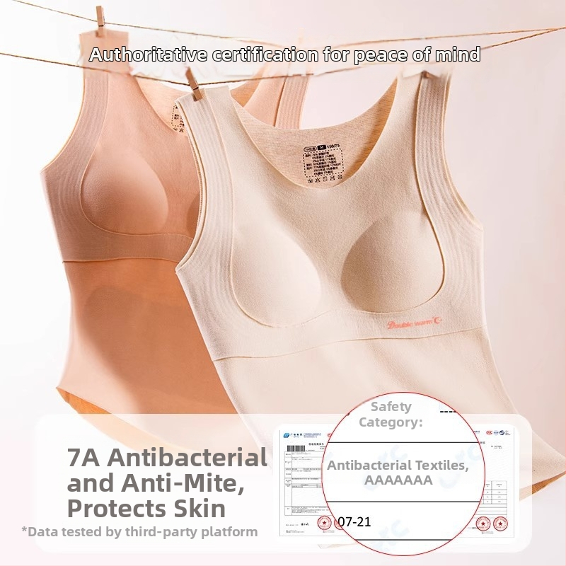 Dievčenská termo vesta s podprsenkou a výstelkami poprsia – udržiava teplo, polyesterová látka, 181–200 g/m², 70–80% polyester, vek 13–18