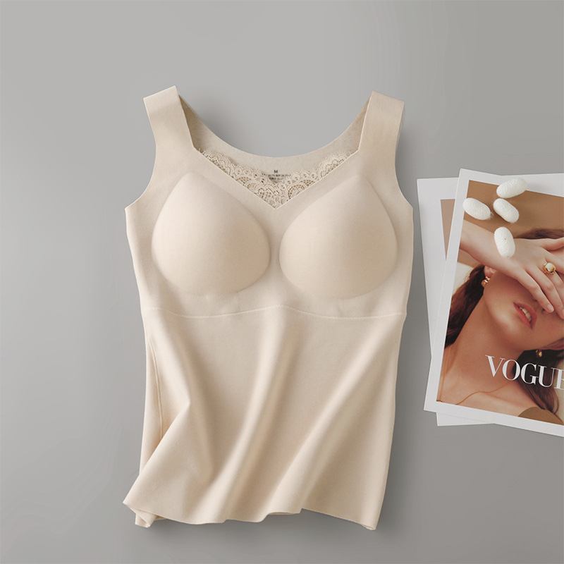Női termál mellény – alapréteg Mulberry selyemből, 90–95% selyem, vékony anyag (101–120 g/m2), V-nyak, egy réteg, egyszínű