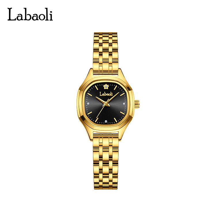 Labaoli LA740 Ženski sat, kvadratni brojčanik, promjer brojčanika 20 mm, kvarcni mehanizam, remen od nehrđajućeg čelika, vodootpornost do 10 m