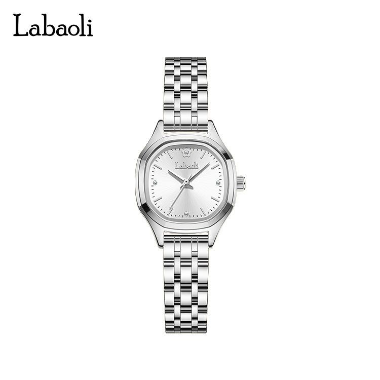 Labaoli LA740 Ženski sat, kvadratni brojčanik, promjer brojčanika 20 mm, kvarcni mehanizam, remen od nehrđajućeg čelika, vodootpornost do 10 m