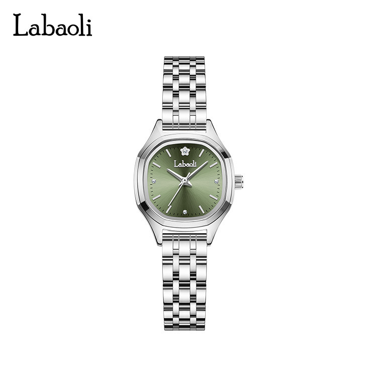 Labaoli LA740 Ženski sat, kvadratni brojčanik, promjer brojčanika 20 mm, kvarcni mehanizam, remen od nehrđajućeg čelika, vodootpornost do 10 m