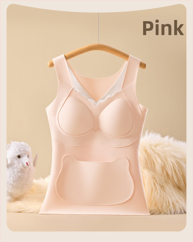 Termo vesta pre tínedžerky, V výstrih, Dvojitá vrstva, s vsadenou podprsenkou, hustý polyester 80-90%