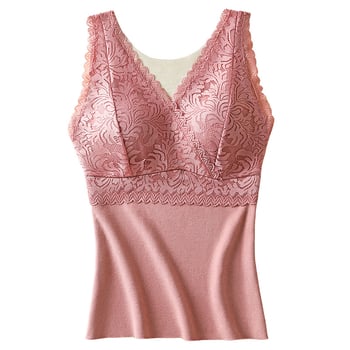 Termikus mellény beépített melltartóval és fleece-béléssel, vastag poliészter 251–300 g/m2, De Velvet