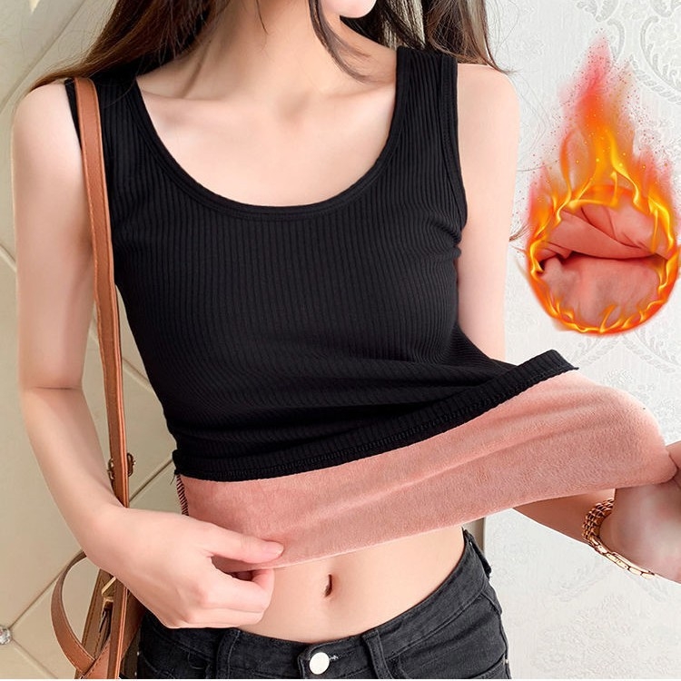Ženska topla vest s flisom – najlon tkanina, dvostruki sloj, baršunasti dodir, U-rez, pulover stil