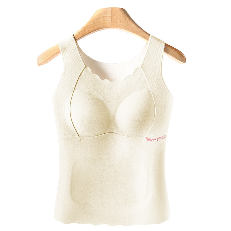 Meleg mellény beépített kosárral, fleece-béléssel, dupla rétegű poliészterből – has és hátsó védelem, tinédzser lányoknak 13–18 éves