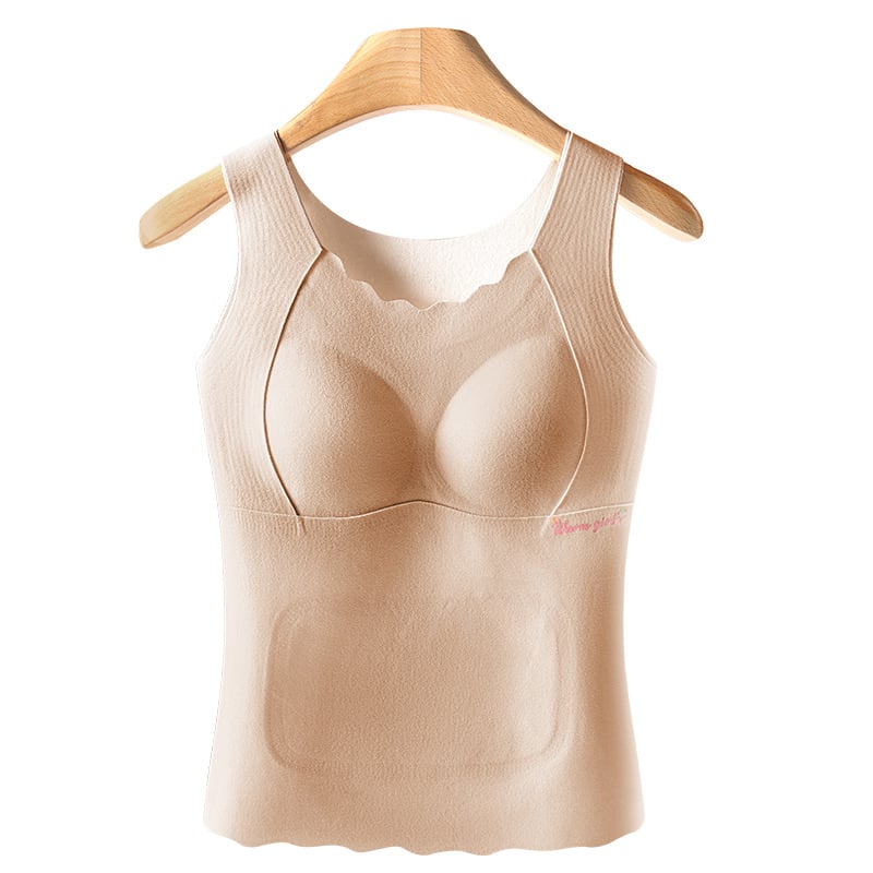 Meleg mellény beépített kosárral, fleece-béléssel, dupla rétegű poliészterből – has és hátsó védelem, tinédzser lányoknak 13–18 éves