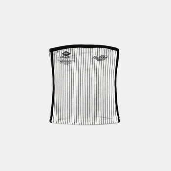 Pamučni tube top, uski kroj, bez naramenica, tekstni print