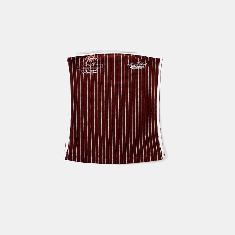 Pamučni tube top, uski kroj, bez naramenica, tekstni print