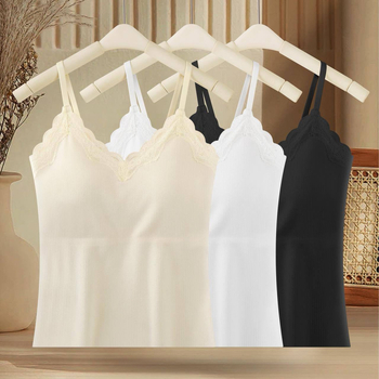 Beépített melltartókosaras hőszigetelő mellény, V-nyakú, egyrétegű, 90–95% poliészter, közepes vastagság 181–200 g/m², melegen tart