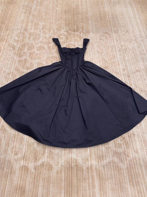 Μακριά φόρεμα χωρίς μανίκια με τιράντες, ψηλή μέση, patchwork σχέδιο, φερμουάρ