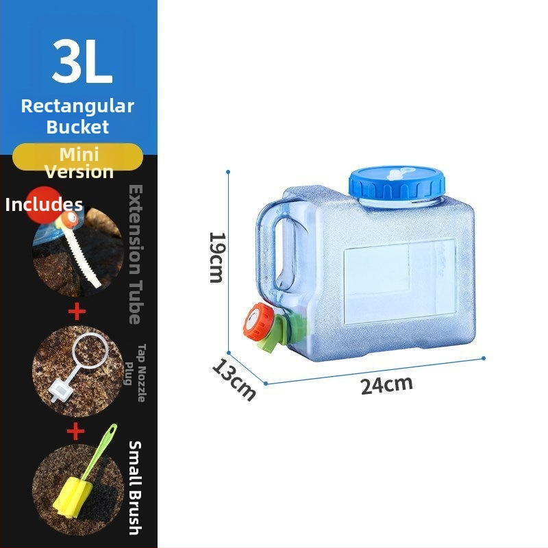 Ārējā ūdens uzglabāšanas spainis ar krānu – PU materiāls, ciets, iekšējā dokumentu nodalījums, 2023. gada ziema.