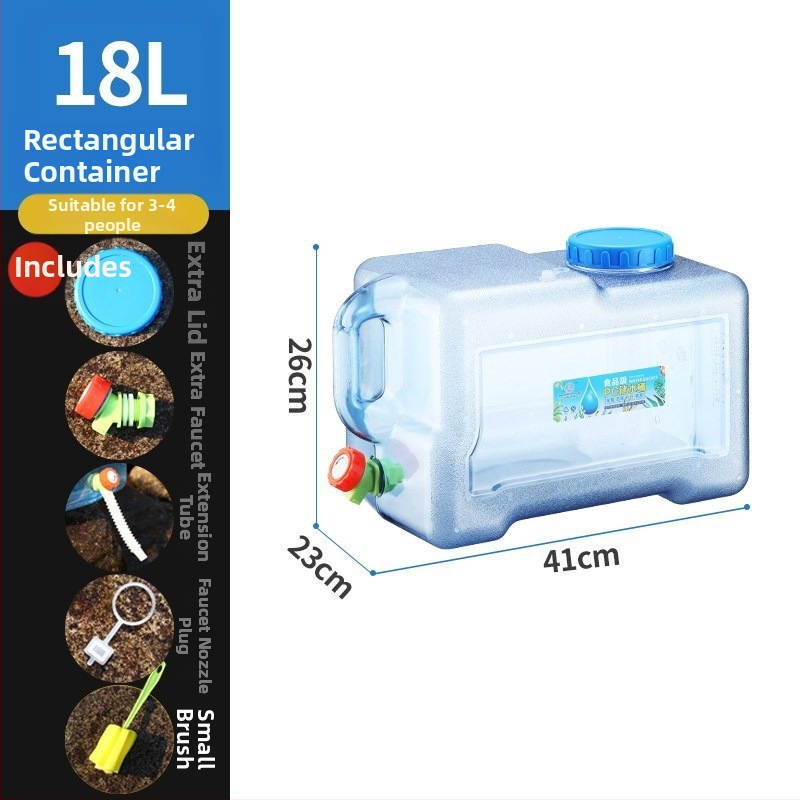 Āra ūdens uzglabāšanas kanna ar krānu, PU materiāls, cieta konstrukcija, iekšējā dokumentu kabata