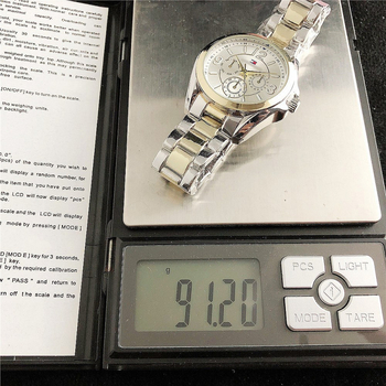 Kvarcni sat s SL68 mehanizmom, analogni prikaz, korona oblika luka, kućište od legure, kaiš od legure