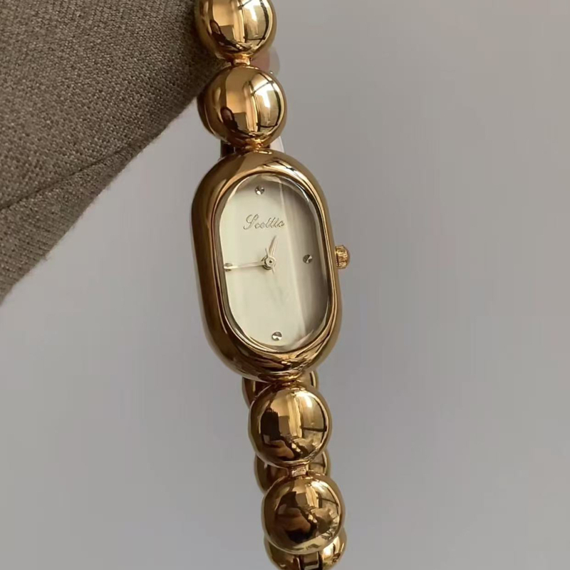 Scottie Shigodi 9731b Ženski ovalni kvarcni sat, Kvarcni mehanizam Shigodi, Ovalni brojčanik, Kućište od legure, Vodootporan do 30m