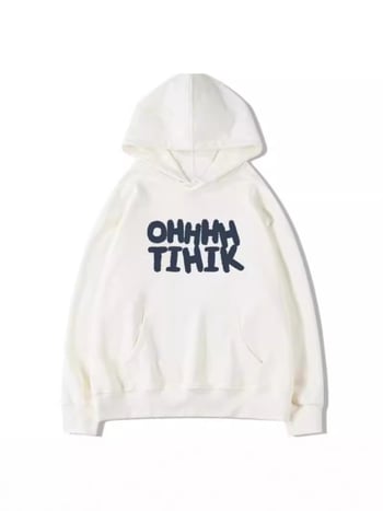 Kapucňová mikina s fleecovou podšívkou, anime potlač, voľný strih, polyester