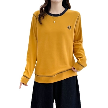 Ženski dukser kapuljača s osmijehom šavom na dvostranoj australskoj fleece tkanini, debeli zimski model, standardna kroj, dugi rukavi