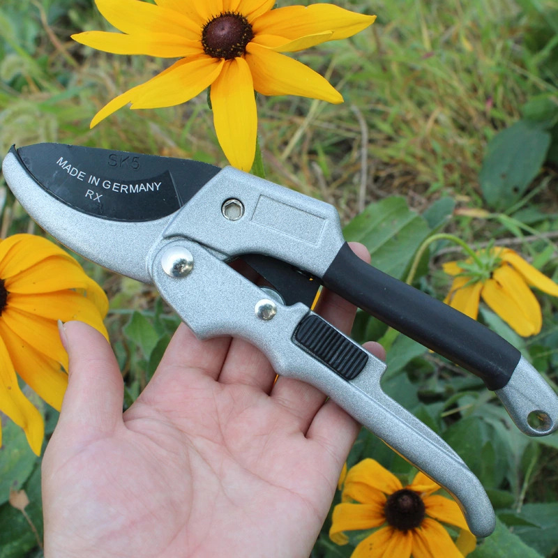 Rongxin Foarfecă de tăiat crengi SK5, îngroșată – Foarfă de grădină robustă pentru crengi groase, economie de efort