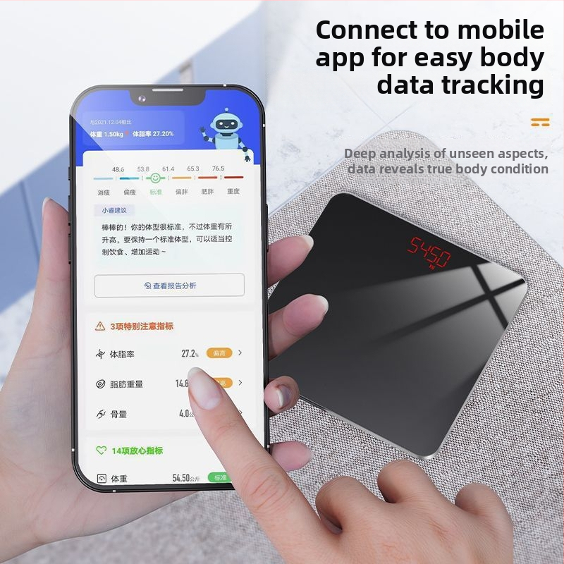 Keha kaal ja keharasvade skaala, koduseks kasutamiseks, täiskasvanutele, lihtne stiil