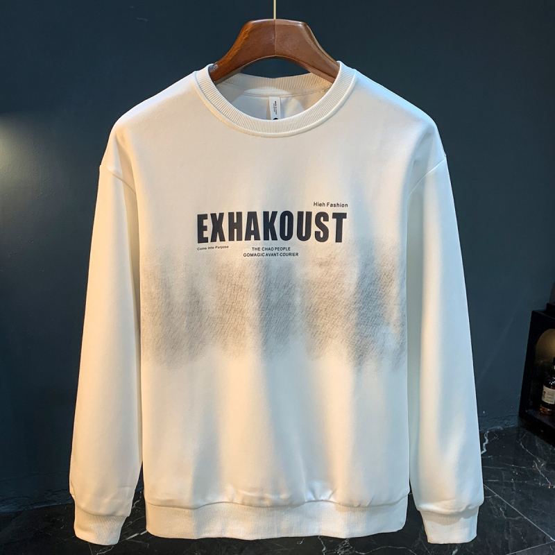 Muški premium streetwear pulover s printom, oversize krojem, za proljeće i jesen