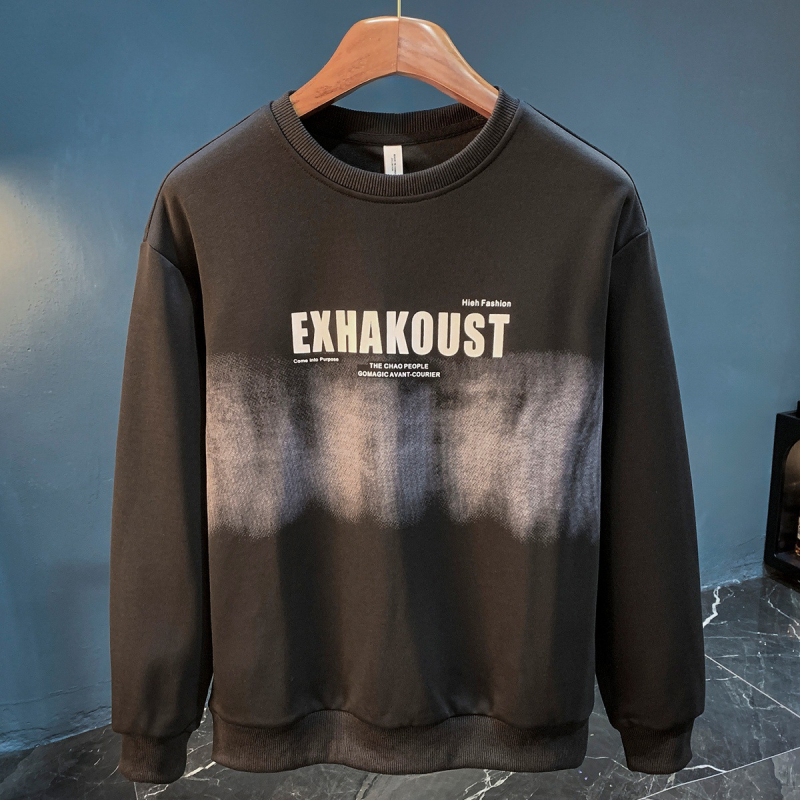 Muški premium streetwear pulover s printom, oversize krojem, za proljeće i jesen