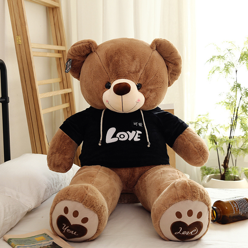 Plüssmackó Teddy Bear – rövid plüss, PP pamut töltet, minta alapján testreszabható, 15–35 éveseknek