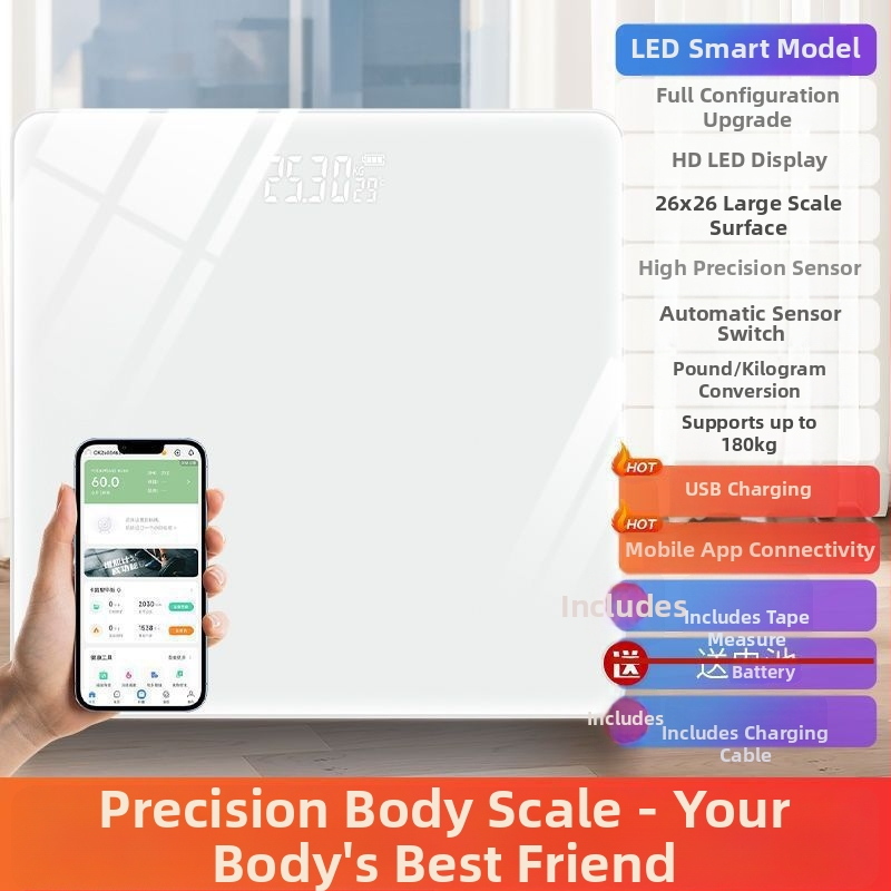 Keha kaal, elektriline majapidamiseskaala teiste funktsioonidega (Toote tüüp: Muu; Maksimaalne kandevõime: 1; Sobib täiskasvanutele; Funktsioonid: Muud funktsioonid)