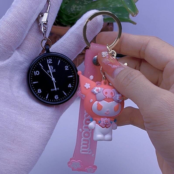 Kapesný hodinky s kvarcným pohonom, 36 mm kruhový ciferník, tri ručičky, plexiglas sklo, plastové puzdro