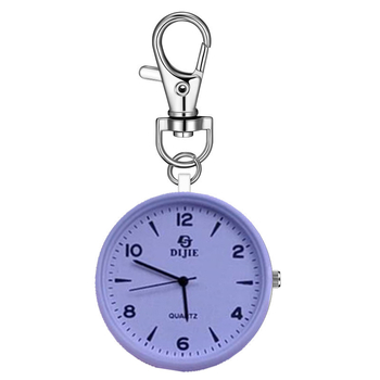 Kapesný hodinky s kvarcným pohonom, 36 mm kruhový ciferník, tri ručičky, plexiglas sklo, plastové puzdro