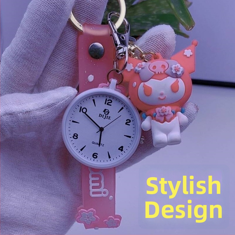 Kapesný hodinky s kvarcným pohonom, 36 mm kruhový ciferník, tri ručičky, plexiglas sklo, plastové puzdro