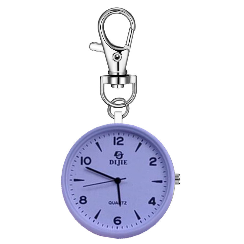 Kapesný hodinky s kvarcným pohonom, 36 mm kruhový ciferník, tri ručičky, plexiglas sklo, plastové puzdro