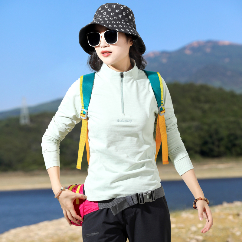 Sieviešu fleece jaka, garās piedurknes, bez kapuces, materiāls: poliesters; oderējums: poliesters; sezona: ziema/pavasaris/rudens; piemērots brīvā laika sportam (materiāls: poliesters; odere: poliesters; sezona: ziema/pavasaris/rudens)