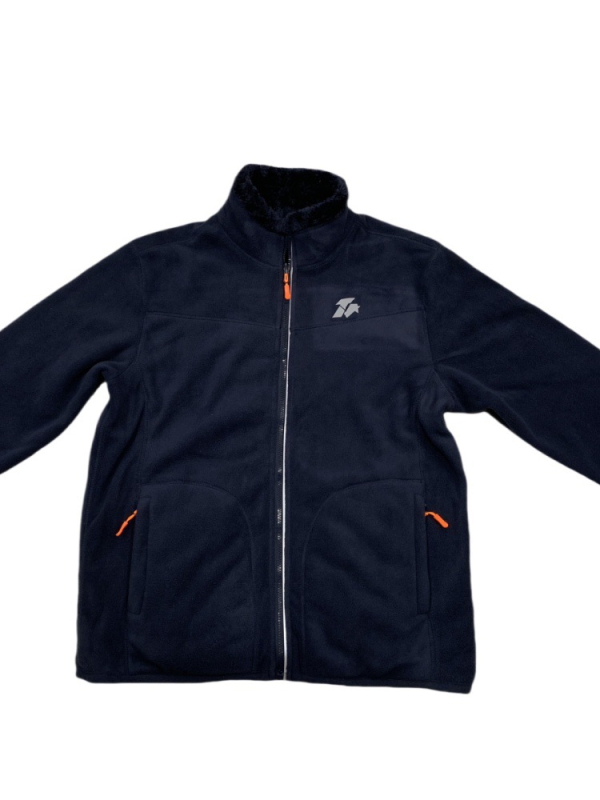 Unisex flīsa jaka ar korāla samta oderi, pretvēja outdoor aktivitātēm rudenē