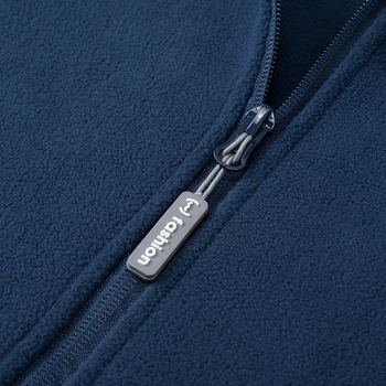 Unisex flīsa kardigans ārējiem kalnu pārgājieniem ar augstu apkakli, polar fleece, pretvēja, silts, garas piedurknes, 90% kašmira