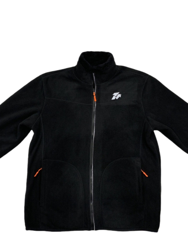 Unisex polārā flīsa jaka ar korāla velūra iekšpuse rudens āra aktivitātēm