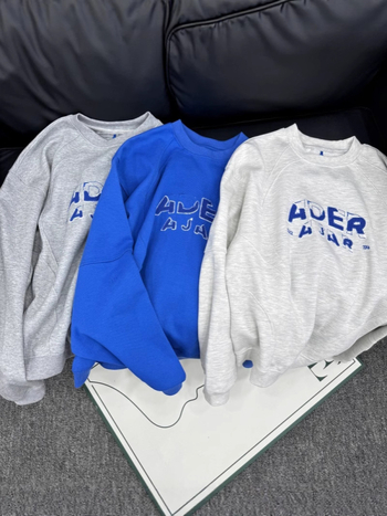 ADER H Unisex hoodie pulover - ležernog kroja, pleteni gornji dio za jesen i zimu