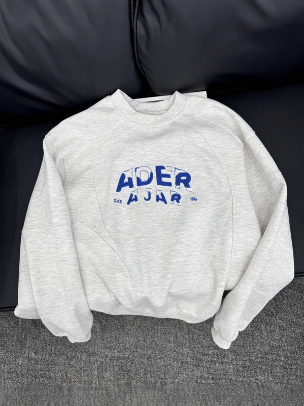 ADER H Unisex hoodie pulover - ležernog kroja, pleteni gornji dio za jesen i zimu