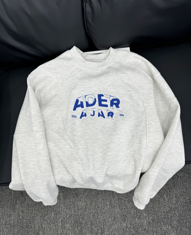 ADER H Unisex hoodie pulover - ležernog kroja, pleteni gornji dio za jesen i zimu