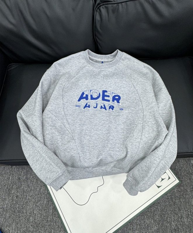 ADER H Unisex hoodie pulover - ležernog kroja, pleteni gornji dio za jesen i zimu