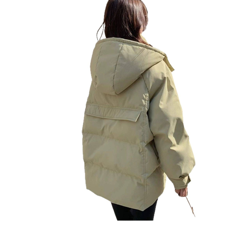 Ženska pamučna punjena jakna, ultra kratka, bez rukava, polo ovratnik, chenille tkanina s elastanom