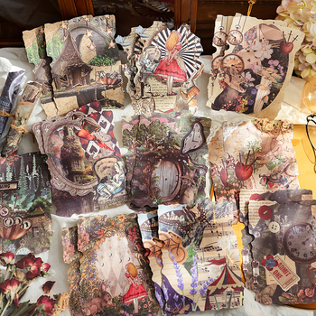 Dienasgrāmatas un scrapbooking papīra komplekts, drukas tehnika; 45 g katrā maisā; zīmols Dyeing; materiāls: papīrs; iepakojums: 640 maisi uz kartonu