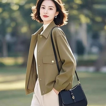 Moteriška plona be rankovių striukė su polo apykakle, Chenille audinys, Spandex 90-95%, 2025 m. pavasaris