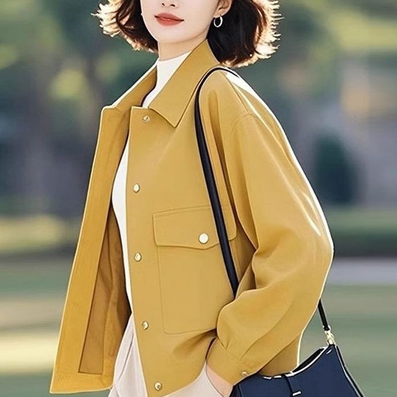 Moteriška plona be rankovių striukė su polo apykakle, Chenille audinys, Spandex 90-95%, 2025 m. pavasaris