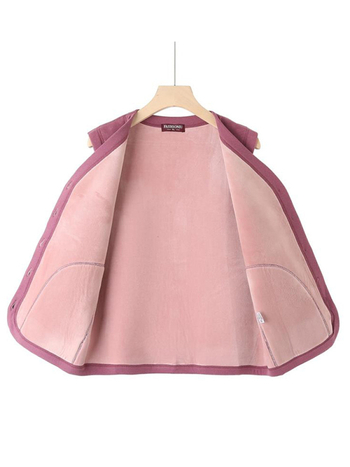 Ziemas flīsa oderēta veste sievietēm vidējā vecumā un vecākām, poliestera elastāna audums (90–95% poliestera, elastāns <30%)