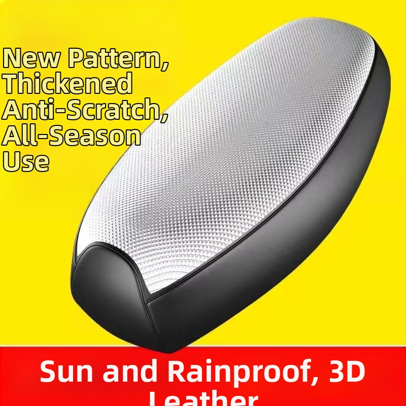 Sēdvietas pārsegs elektromobiļiem — ūdensizturīgs, UV aizsardzība, neslīdošs, izturīgs pret nolietojumu, universāls gan skuterim, gan elektriskajiem transportlīdzekļiem, ar biezinātu izolējošu spilvenu.