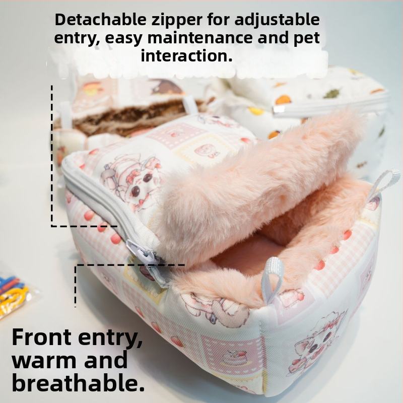 Ziemas putnu ligzdas hamaks - kokvilna, Dong wow zīmols, piemērots papagaiļiem un maziem mājdzīvniekiem