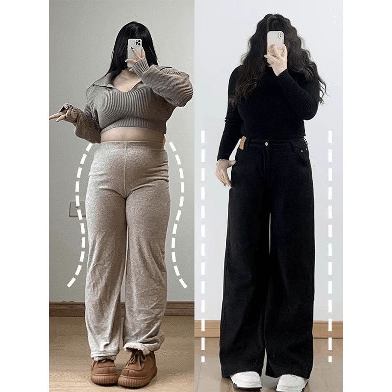 Jeans cu croială largă, talie înaltă, denim gros, primăvara 2025
