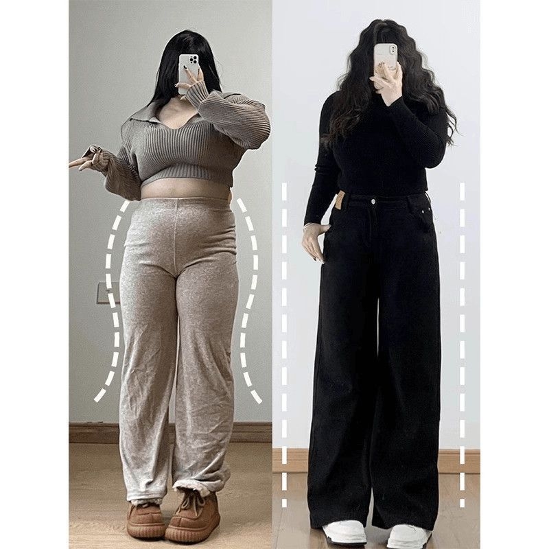 Jeans cu croială largă, talie înaltă, denim gros, primăvara 2025